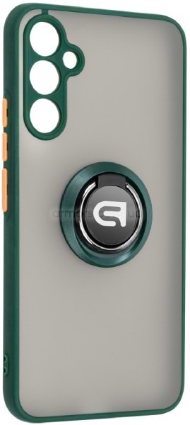 Чохол для смартфону Armorstandart Frosted Matte Ring for Samsung A34 5G (A346) Dark Green (ARM68355) - Фото 1