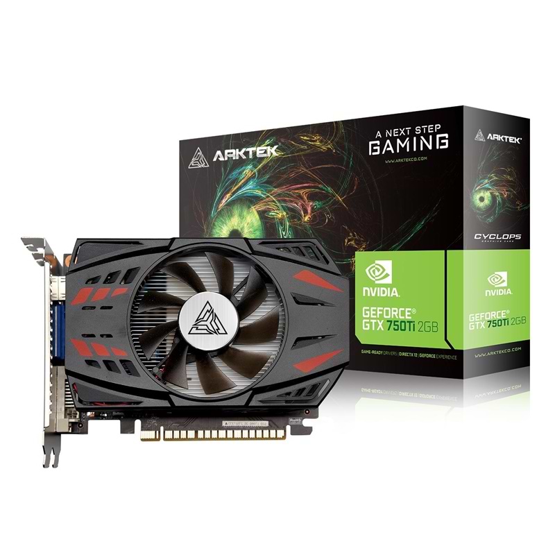 Видеокарта Arktek Nvidia GTX750 Ti 2GB GDDR5 (AKN750TiD5S2GH1)
