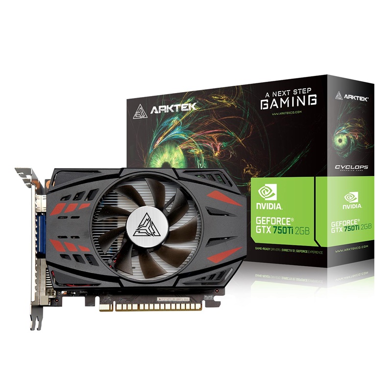 Фото - Відеокарта Arktek Nvidia GTX750 Ti 2GB GDDR5 (AKN750TiD5S2GH1)