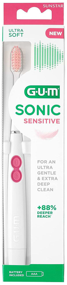 Зубная щетка электрическая GUM Sonic Sensitive - Фото 1