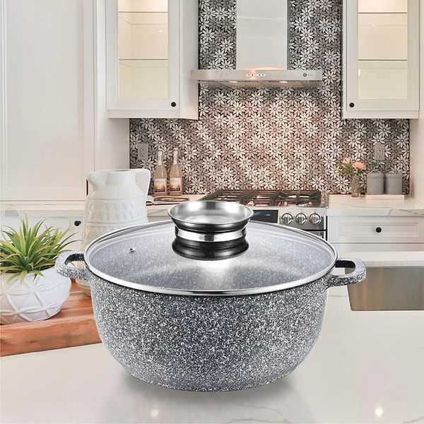 Фото - Кастрюля Gusto CERAMIC SNOW 4,5 л (GT-2604-24)