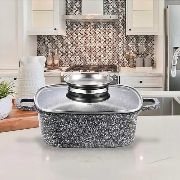 Фото - Кастрюля Gusto CERAMIC SNOW 2,8 л (GT-2704-20)