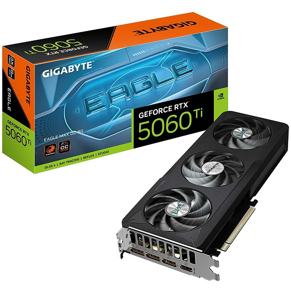 Фото - Видеокарта Gigabyte GeForce RTX 5060 Ti 8GB GDDR7 EAGLE MAX OC