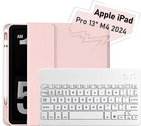 Фото - Чехол-клавиатура для планшета BeCover for Apple iPad Pro 13" M4 2024 Pink (713006)