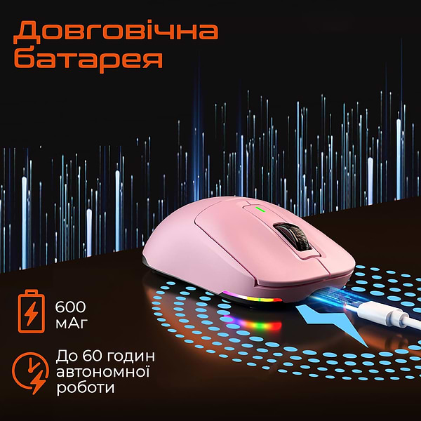 Фото - Миша бездротова ігрова Meetion MT-GW24-A