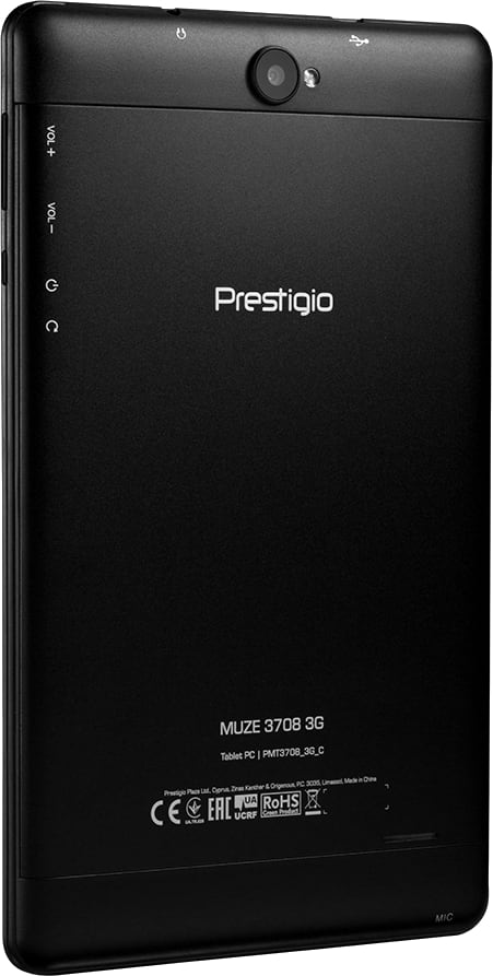 Фото - Планшет Prestigio Muze 3708 3G (PMT3708_3G_D_CIS) Black