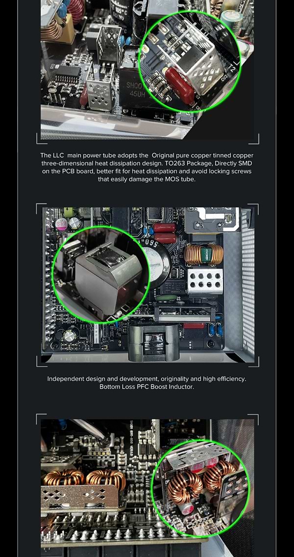 Фото - Блок питания для ПК Gamemax GX-1250 PRO WT (ATX3.0PCIe5.0)