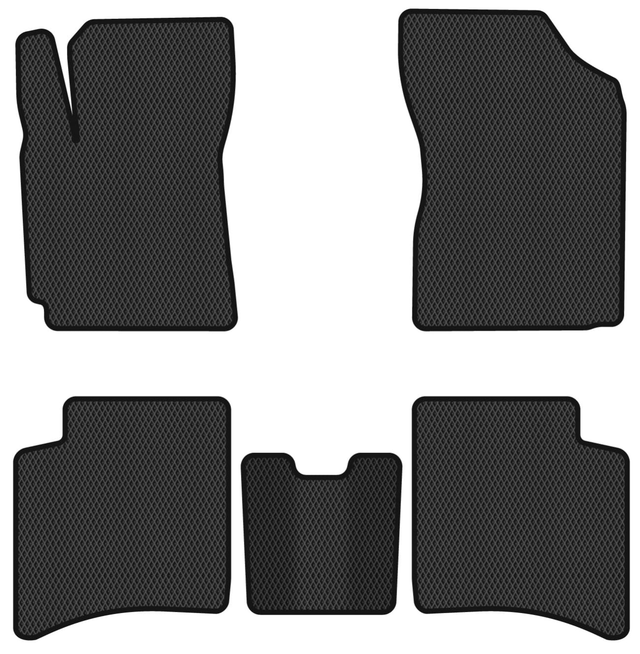 EVA коврики в салон авто EVAtech для MK Geely 2006 1 поколение Sedan EU GY3600CVX5RBB