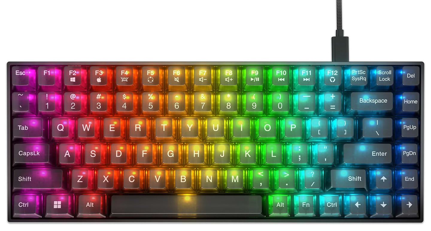 Клавиатура проводная игровая Lenovo Legion K510 Mini Pro Gaming Keyboard UA (GY41P80864) - Фото 1