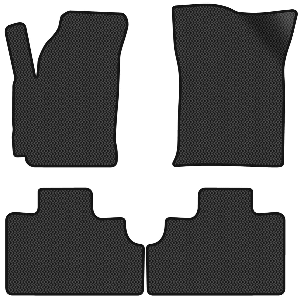 EVA коврики в салон авто EVAtech для CK Geely 2005-2008 1 поколение Sedan EU GY51289PC4RBB