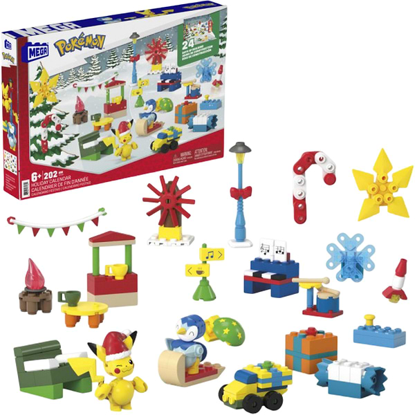 Фото - Набір ігрових фігурок Mega Construx Адвент-календар Зимові пригоди Покемонів (GYG99) Фото - Набір ігрових фігурок Mega Construx Адвент-календар Зимові пригоди Покемонів (GYG99)
