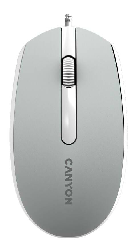 Мышь проводная Canyon M-10 USB Dark Grey (CNE-CMS10DG) - Фото 1