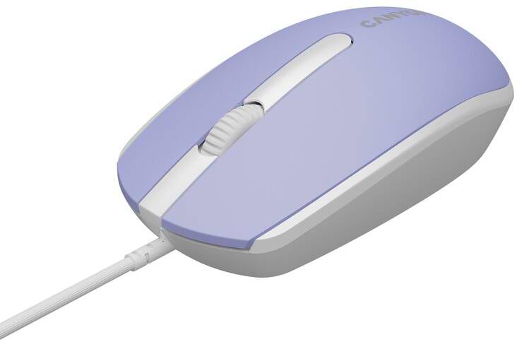Фото - Мышь проводная Canyon M-10 USB Mountain Lavender (CNE-CMS10ML)