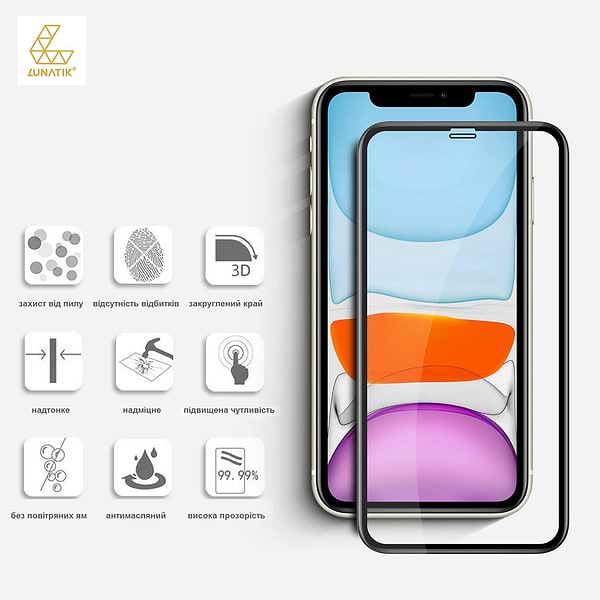 Фото - Захисне скло для смартфону Lunatik Premium Tempered Glass 3D Full Cover Black for Google Pixel 7a (1195276)