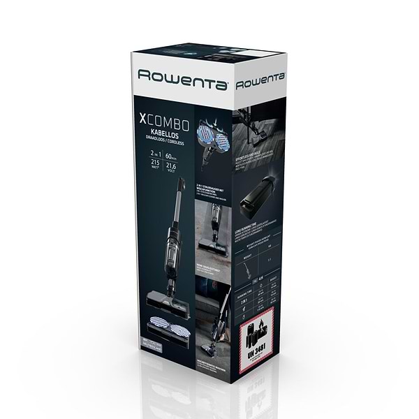 Фото - Пылесос ручной для дома Rowenta GZ3039WO X-Combo 2в1