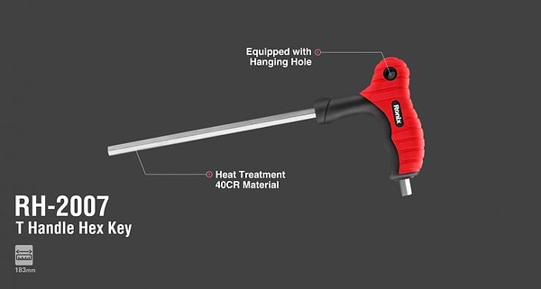 Фото - Ключ шестигранний Ronix RH-2007