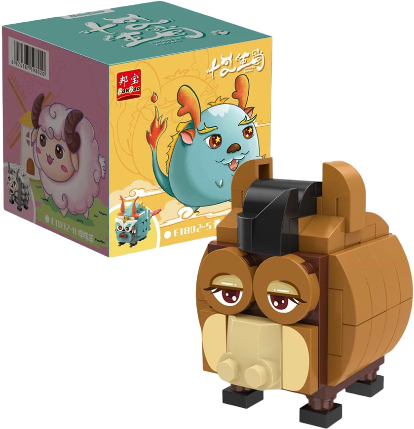 Пластиковый конструктор Banbao "Знаки зодиака" (79 элм.) Лошадь (ET802-7)