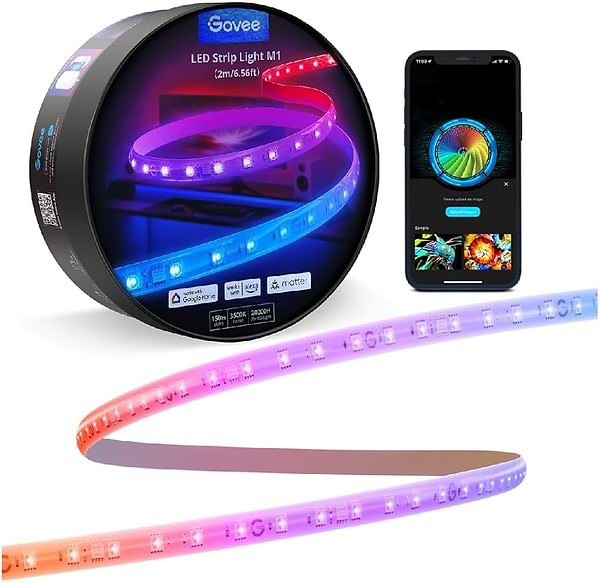 Фото - Светодиодная лента Govee H100E LED Strip Light M1 1m (H100E0D1)
