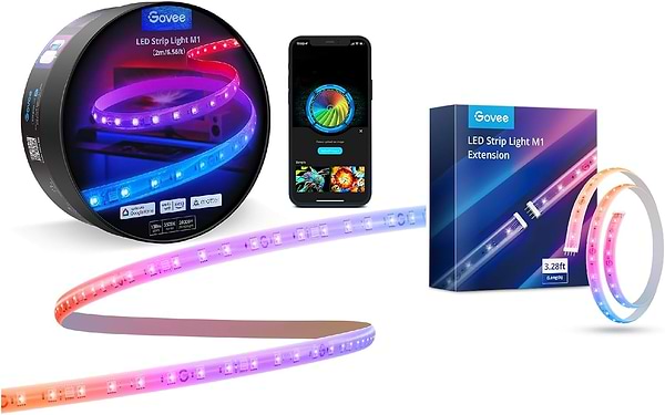 Фото - Светодиодная лента Govee H100E LED Strip Light M1 1m (H100E0D1)