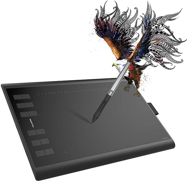 Фото - Графический планшет Huion Inspiroy H1060P+перчатка