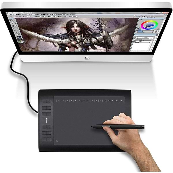 Фото - Графический планшет Huion Inspiroy H1060P+перчатка