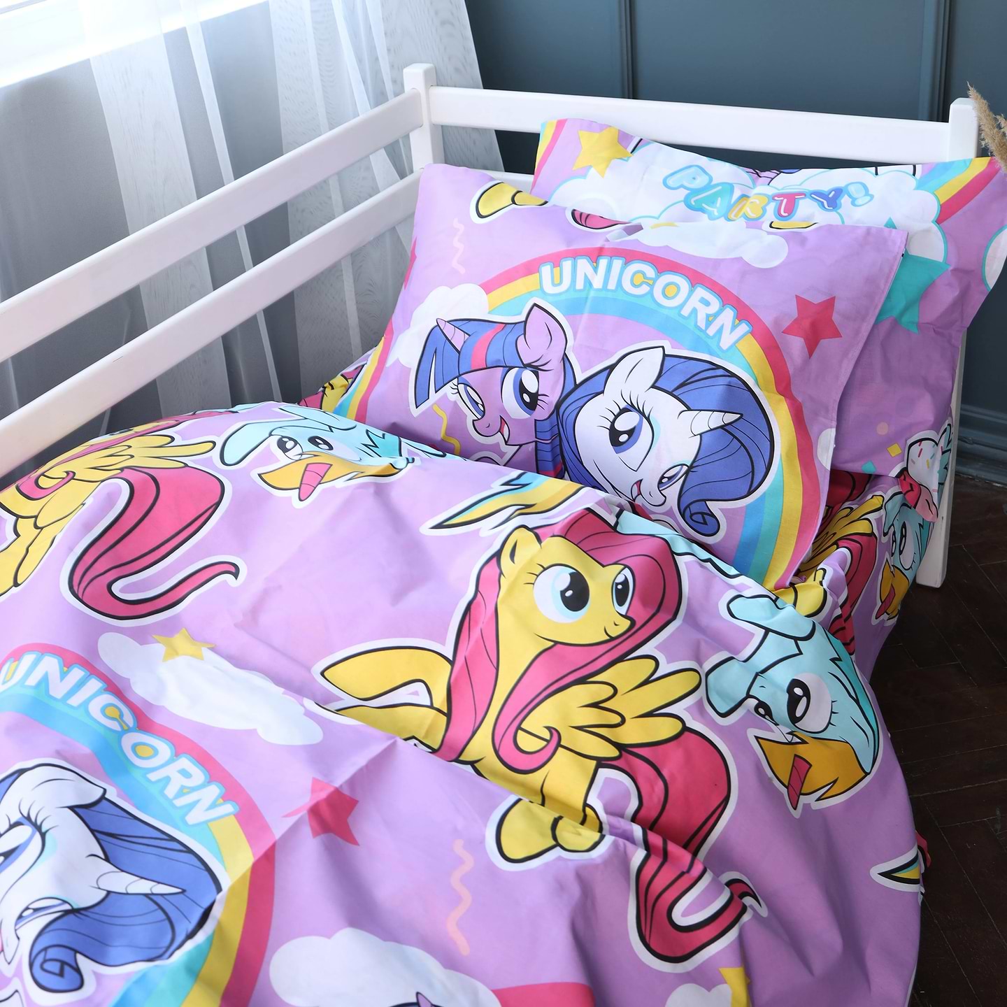 Комплект постельного белья MirSon 143x210 см 17-0793 My Little Pony Ranforce Elite (2200011427799)