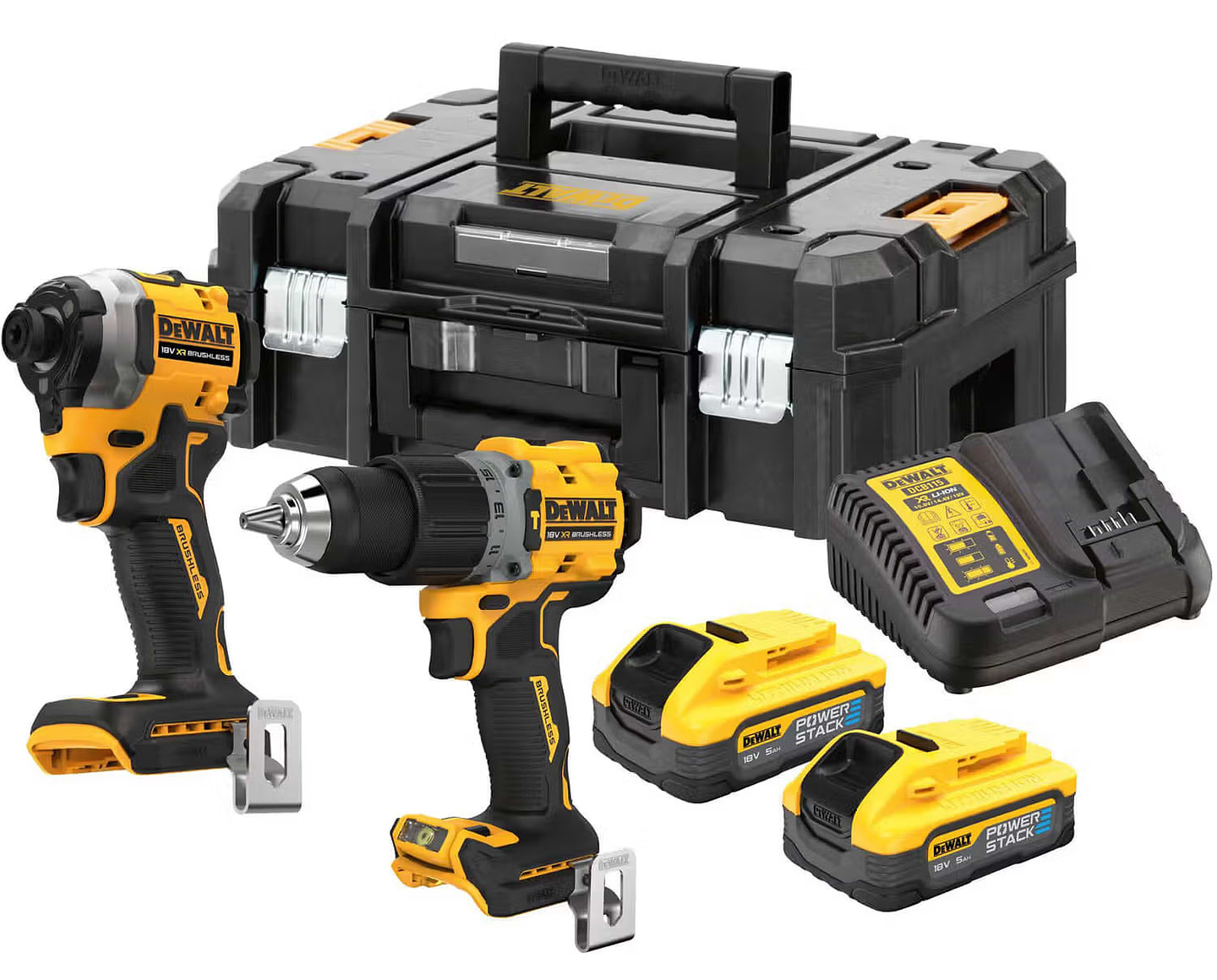 Набір електроінструментів DeWALT 18В XR Li-lon 5 Аг (DCK2051H2T) - Фото 1