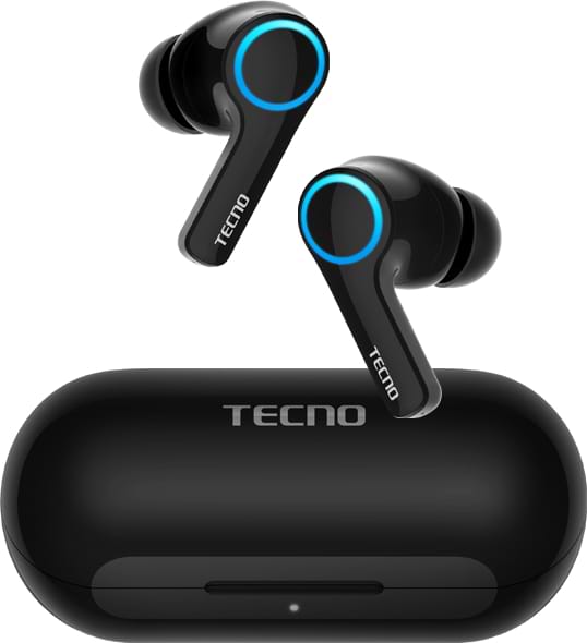 Навушники вкладиші бездротові TWS Tecno Hipods H3 Black - Фото 1