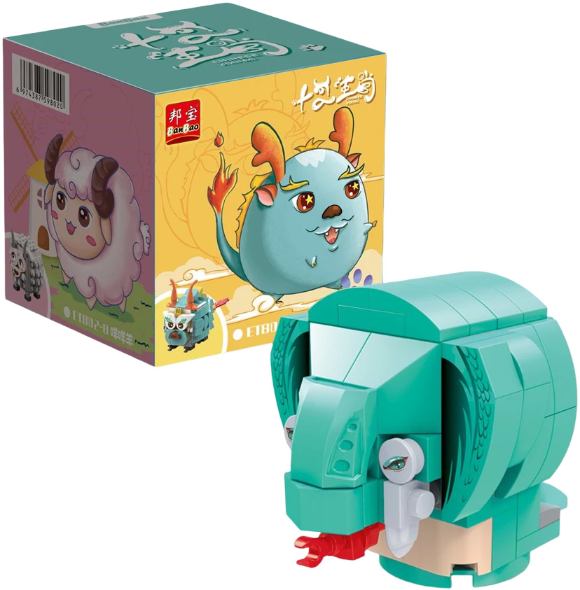 Пластиковый конструктор Banbao "Знаки зодиака" (80 элм.) Змея (ET802-6)