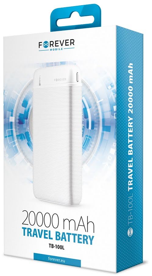 Фото - Батарея мобильная Forever 20000 White