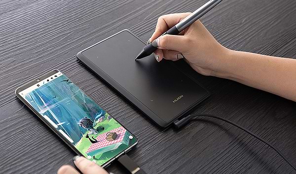 Фото - Графический планшет Huion Inspiroy H420X+перчатка
