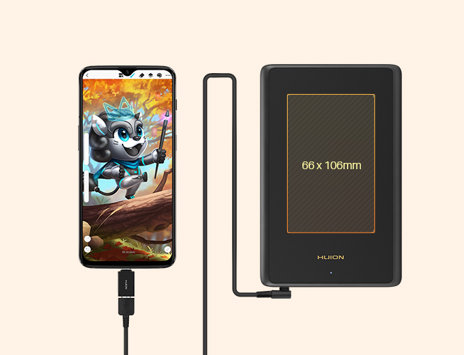 Фото - Графический планшет Huion Inspiroy H420X+перчатка