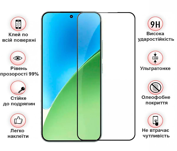 Фото - Защитное стекло для смартфона BeCover for Xiaomi Redmi Note 15 Pro 5G Black (714891)