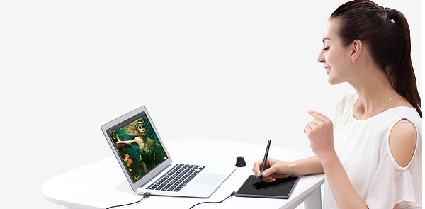 Фото - Графічний планшет Huion H430P Black