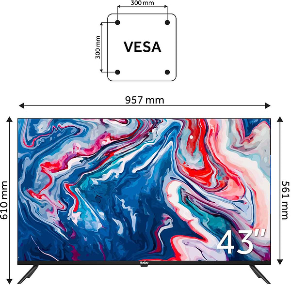 Фото - Телевізор Haier H43K801UG