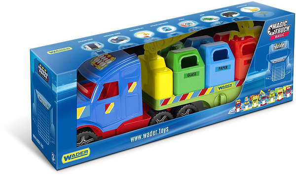 Фото - Наземна спецтехніка Wader Magic Truck Basic сміттєвоз (36321)