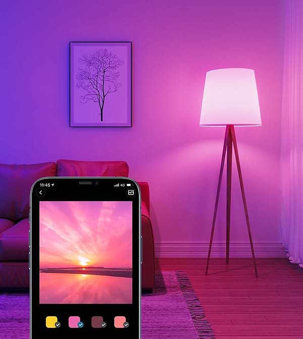 Фото - Умная лампа Govee H6004, E27, 9W, 800Lm, 2700K-6400K, RGB, WI-FI/Bluetooth White (H6004CC1)