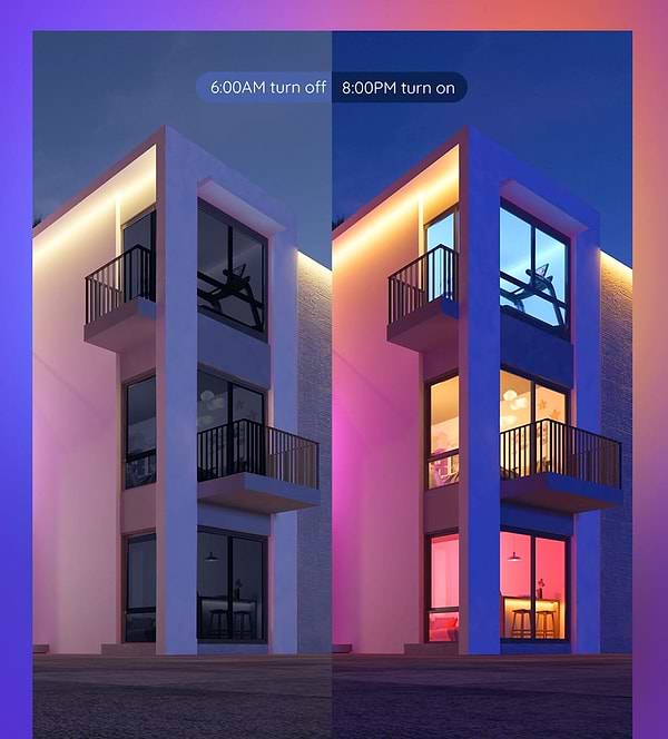 Фото - Умная лампа Govee H6004, E27, 9W, 800Lm, 2700K-6400K, RGB, WI-FI/Bluetooth White (H6004CC1)