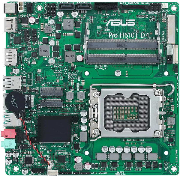 Фото - Материнская плата Asus PRO H610T D4-CSM