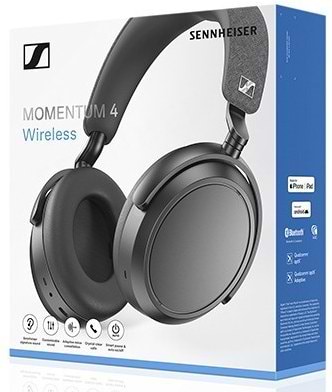 Фото - Навушники повнорозмірні бездротові Sennheiser Momentum 4 Wireless Graphite (700383)