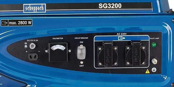 Фото - Генератор бензиновий Scheppach SG3200