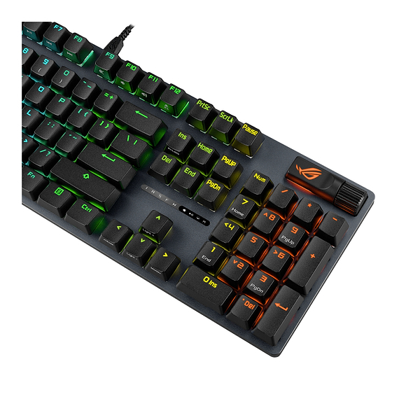 Фото - Клавіатура дротова ігрова Asus ROG Strix Scope II X NX Snow V2 EN PBT Black (90MP03XF-BKUA20)
