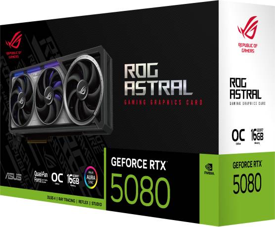 Фото - Відеокарта Asus ROG Astral GeForce RTX 5080 16GB GDDR7 OC Edition (ROG-ASTRAL-RTX5080-O16G-GAMING)