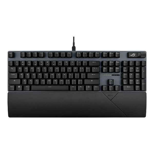 Фото - Клавіатура дротова ігрова Asus ROG Strix Scope II X NX Snow V2 EN PBT Black (90MP03XF-BKUA20)