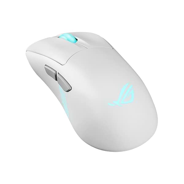 Фото - Мышь беспроводная игровая Asus ROG Keris II Origin White (90MP04A0-BMUA10)