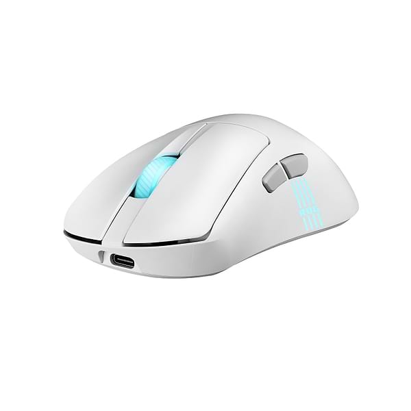 Фото - Мышь беспроводная игровая Asus ROG Keris II Origin White (90MP04A0-BMUA10)