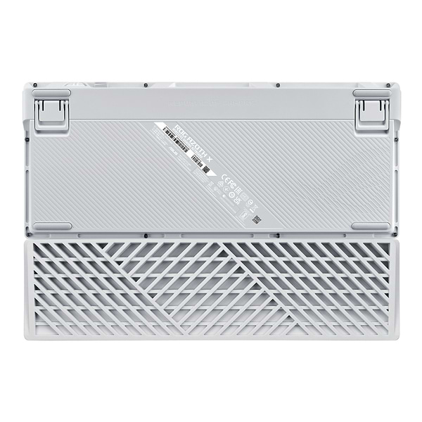 Фото - Клавиатура беспроводная игровая Asus ROG Azoth X NX Snow V2 EN PBT Black (90MP044F-BKUA30)