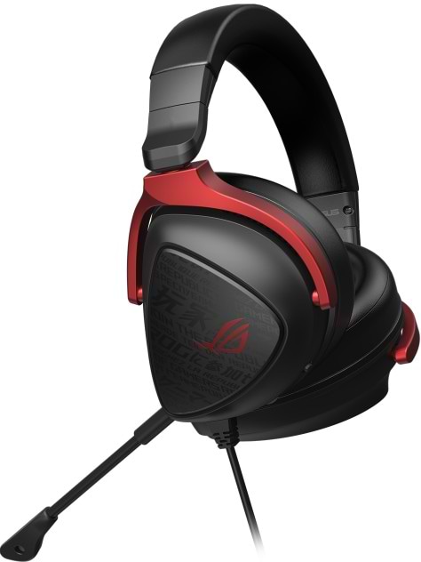 Фото - Гарнитура проводная игровая Asus ROG Delta S Core 3.5 мм Black/Red (90YH03JC-B1UA00)