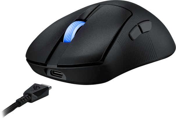 Фото - Миша бездротова ігрова Asus ROG Keris II WL ACE Black (90MP03N0-BMUA00)