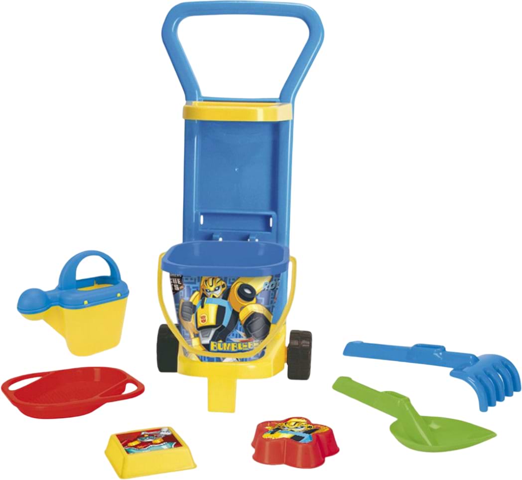 Купить Тележка для игры в песочнице Wader Тележка с набором для песка трансформеры Hasbro (76370) - Фото 1 Тележка для игры в песочнице Wader Тележка с набором для песка трансформеры Hasbro (76370) - Фото 1